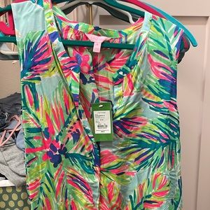 NWT Lilly Pulitzer XL Sleeveless Top